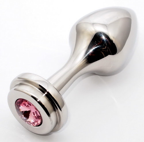 Stainless Steel Butt Plug PINK.