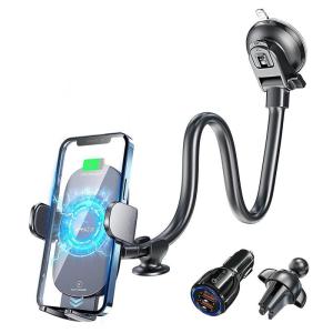 Wholesale car charger for phone: Wireless Car Charger Fast Charging Phone Holder