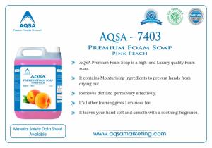 Wholesale moisturiser: Premium Foam Soap Pink Peach
