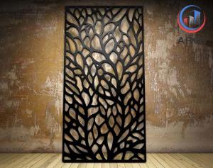 Wholesale shade wire mesh: Laser Cut Room Divider Panels HJJ-2201    Laser Cut Screen      Custom Laser Cut Metal Screens