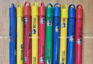 Wholesale wood: Panda Broom Sticks Colorful Broom Handle Wood Sticks for Broom Panda PVC +84-819753326