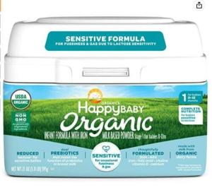 Wholesale baby product: Happy Baby Organics Infant Formula Stage 1