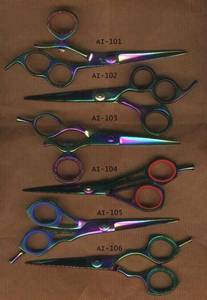 Wholesale hairdressing goods: Hair Scissors ( Multi Titanium Colors ) Wholesale hairdressing goods: Hair Scissors ( Multi Titanium Colors )