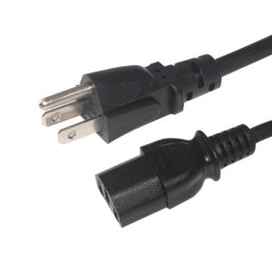 Wholesale extension cable: NEMA 5-15P To IEC 60320 C13 Power Cord SVT 18AWG Wire Power Extension Cable