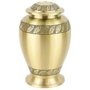 Wholesale keepsake: Wholesale Custom Adult Brass Cremation Urns Manufacture Supplier Exporter India