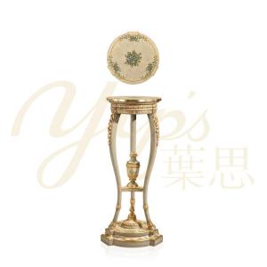 Wholesale carving: Luxury French Neo-classical Heavy Industry Carved Flower Table Pedestal