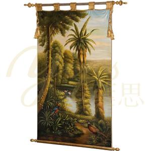 Wholesale landscape painting: European Classical Hand-painted Old Landscape Wall Panel