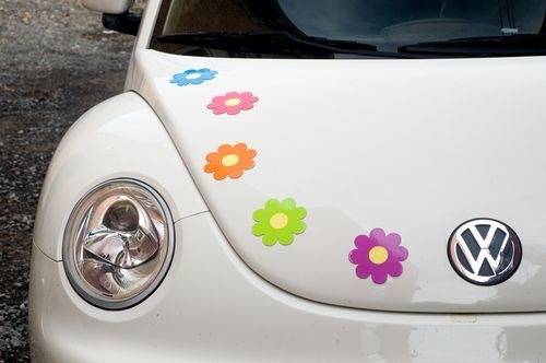 flower car magnets