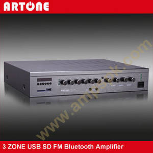 Wholesale hifi music player: ARTONE 3 Zone Multisource Mixer Amplifier PMS-3180