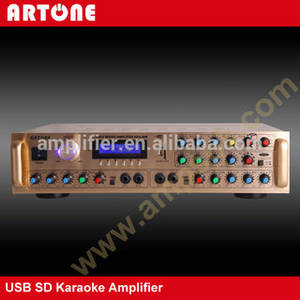 Wholesale card usb: Stereo Karaoke Amplifier with MP3 USB SD Card KPA-90B