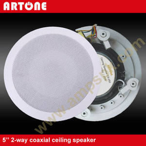 Wholesale dj sound speaker: White 20W PA Coaxial Ceiling Speaker CS-252