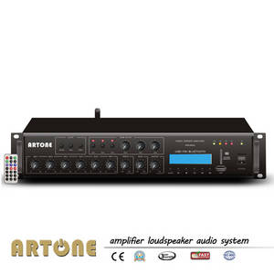 Wholesale audio mixer: 240W Public Address System Bluetooth 6 Zone Amplifier for School