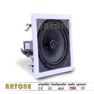 Wholesale ceiling speaker: 8 Inch Inwall Inceiling Public Address 100V Square Ceiling Speaker CS-584