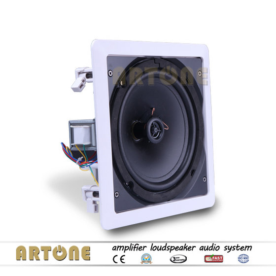 8 Inch Inwall Inceiling Public Address 100v Square Ceiling Speaker