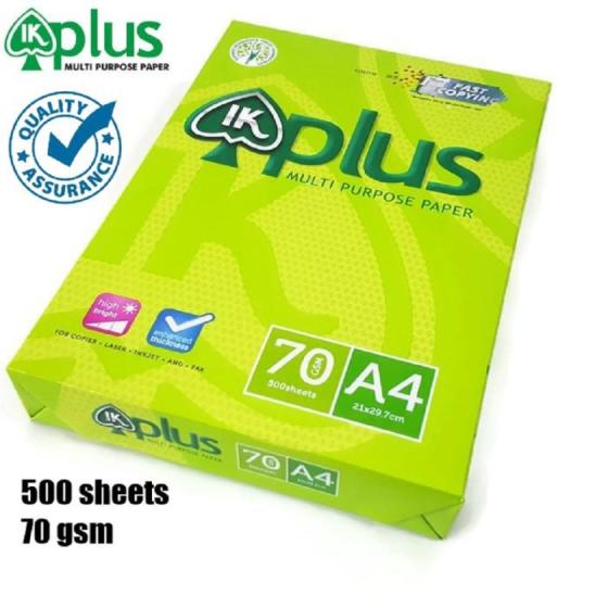 Ik Plus Multi Purpose Copy Paper A4 70gsm75gsm80gsmid11303026 Buy Indonesia Copy Paper 7248