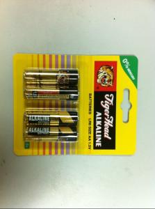 Wholesale alkaline battery: Original Tiger Head Brand Alkaline LR6  AA Size Battery