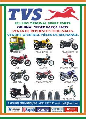 Sell Tvs Spare Parts And Tvs Tyre Tubes Id 8373962 Ec21