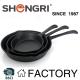 Pre-Seasoned Cast Iron Fry Pan / Skillet 4-Pieces Set - 6 Inch, 8 Inch, 10 Inch and 12 Inch