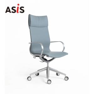 Wholesale leather office chair: ASIS Mercury High Back Genuine Leather Leather Office Chair Conference Seating