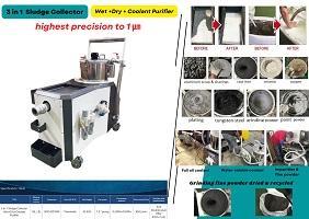 Wholesale water pump: Patented 3 in 1 Sludge Collector (Wet + Dry + Coolant Purifier) - New!