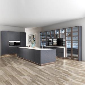 Wholesale Kitchen Furniture: High-end Black European Italian Kitchen Cabinets Design