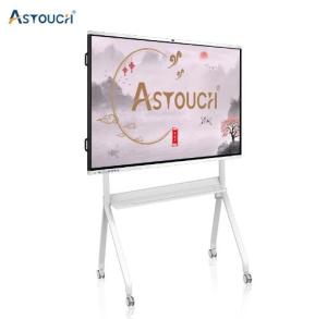 Wholesale interactive board: 60Hz Smart Board Interactive Flat Panel Display Whiteboard 75 Inch Silver