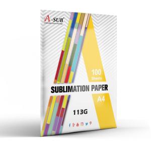 Wholesale printers: 113g A4 Heat Sublimation Heat Transfer Paper Paper for Any Inkjet Printer with Sublimation Ink