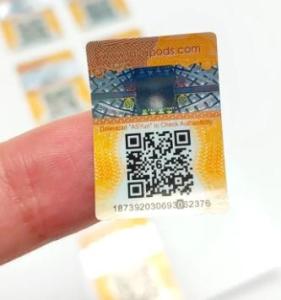 Wholesale custom label printing: ASY Security Custom Printing 3D Laser Label Holographic Hologram Sticker