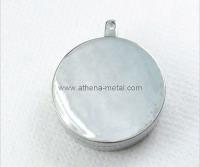 Round Metal Solid Perfume Container   Perfume Container   ...
