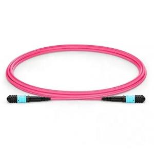 Wholesale duplex patch cord: OM3 MPO MTP Patch Cord 3M PVC / LSZH Aqua MPO Trunk Cable