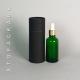 [47 Paper Tube_47*130]1.77 X 4.52 in Cosmetic Cardboard Packaging Gift Round Cylinder Boxes_Black