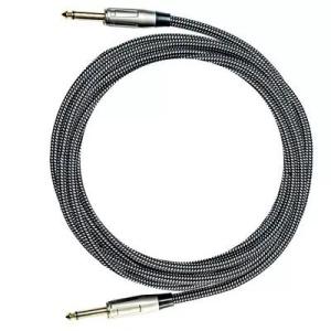 Wholesale professional audio: Electric Guitar Audio Cable Nylon Braided Instrument Patch Cable 1/4 Inch Amp Cable