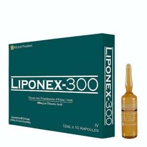 Wholesale packaging boxes: Liponex 300 Thioctic Acid Injection 300mg/12ml