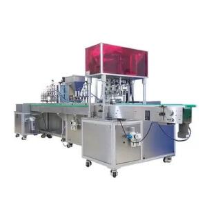 Wholesale beverage machinery: Multi Head Cosmetic Filling Machine 20-50BPM Bottle Filling Capping Machine