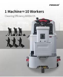 Wholesale train rides: Custom Cement Floor Scrubber Machine Sweepers 24V