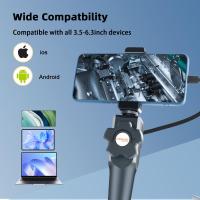 Two-Way Articulating Borescope with Light, USB-C Endoscope Camera for Automotive Mechanics 4