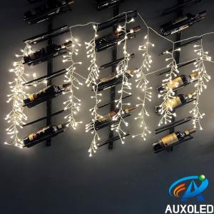 Wholesale string curtain: DC36V 10W IP65 Waterproof 576LEDs Berry Icicle Pixel Christmas Decoration LED Curtain String Light