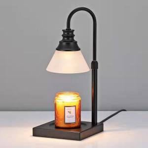 Wholesale glass candle holders: Candle Warmer Lamp No Flame Electric Candle Wax Melting Lamp Adjustable Height and Brightness Warmer