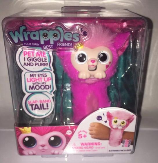 Wrapples Little Live Pets Interactive Furry Friends Pink PRINCEZA for sale online 