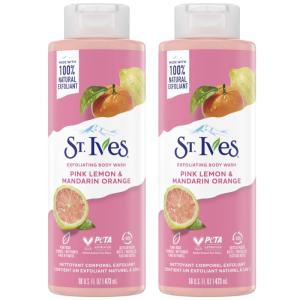 Wholesale body wash: St. Ives Exfoliating Body Wash - Pink Lemon Body Wash for Women with Mandarin Orange, Citrus Body Wa