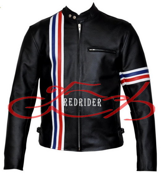 Gulf Steve McQueen Motorbike Racing Leather Jacket(id:7982686) Product ...