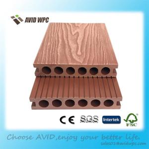 Wholesale wpc fencing: New Technology 3D Wood Grain Embossed Eco Decking Boards Wpc Flooring Composite Decking for Garden