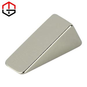 Wholesale neodymium magnet: Customized Neodymium Triangle Magnet with Nickle Coating