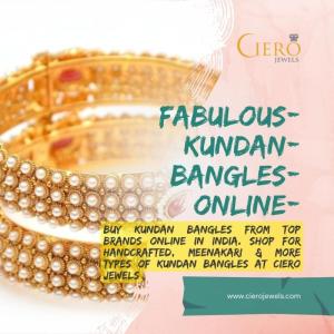 Wholesale imitation.: Gold Plated Kundan Mint Bangles for Women Online