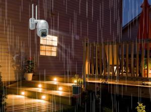 Wholesale cctv home security kits: Pan Tilt Outdoor Camera