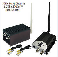 Sell 5000mW High Power CCTV Video Transmitter 10KM Long Range...