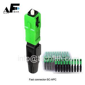 Sell Awire Optical Fiber adaptors and fast connector,attenuator SC-APC for FTTH