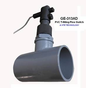 Wholesale water treatment: GE-313AD PVC Tee Inline Paddle Flow Switches