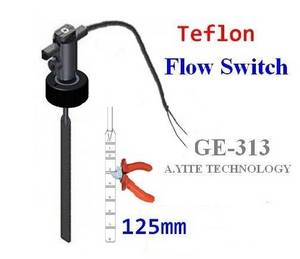 Wholesale plastic: GE-313 Teflom Plastic Paddle Flow Switch