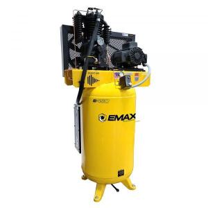 Wholesale pumps: Emax Prem 3PH Vertical Air Silencer Pressure Lube Pump, Horsepower 5 HP, Air Tank Size 80 Gal